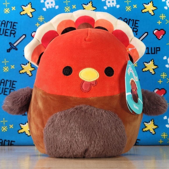 Squishmallow Ulana the Turkey 7" UltraSoft Stuffed Kids Toy Plush NWT - Picture 1 of 5